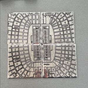 Patriots Stadium Coasters Set